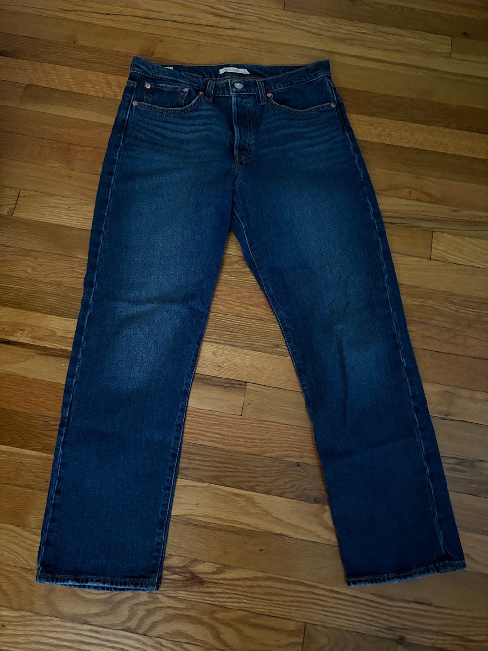 Levi’s Wedgie Straight Dark Blue Jeans